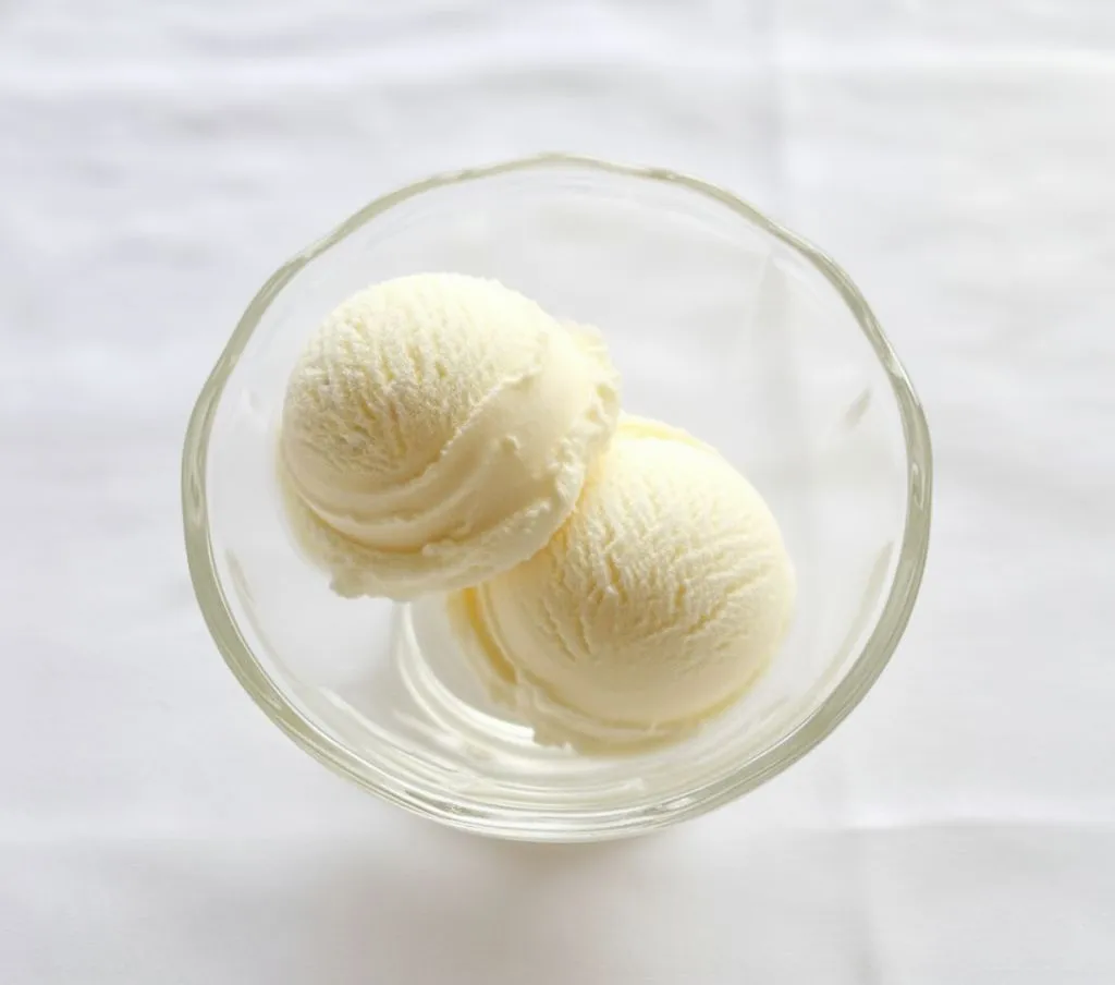 Vanilla ice cream